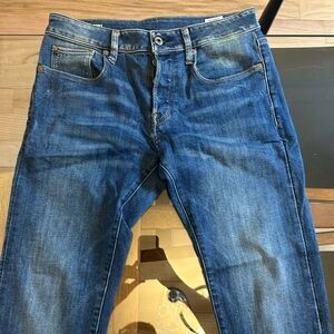 G star men 3301 slim 30 waist 32 length - usually I am 32/32 in Levi’s